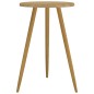 vidaXL Mesa de bistró MDF y hierro marrón claro Ø50x76 cm vidaXL Mesa de bistró MDF y hierro marrón claro Ø50x76 cm