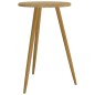 vidaXL Mesa de bistró MDF y hierro marrón claro Ø50x76 cm vidaXL Mesa de bistró MDF y hierro marrón claro Ø50x76 cm