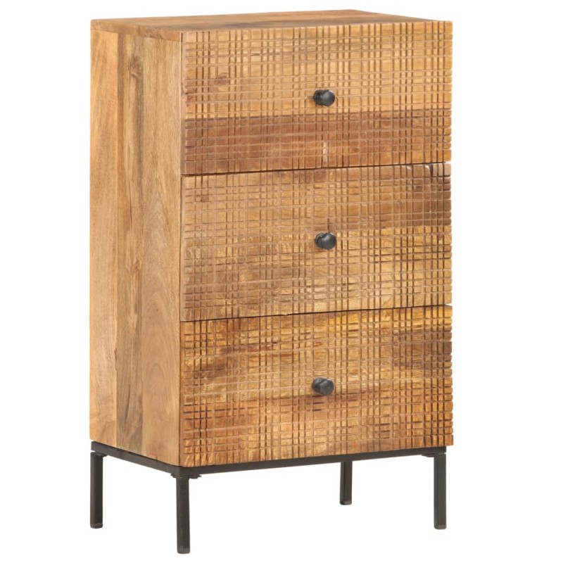 vidaXL Aparador de madera maciza de mango 45x30x75 cm vidaXL Aparador de madera maciza de mango 45x30x75 cm
