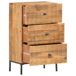 vidaXL Aparador de madera maciza de mango 45x30x75 cm