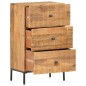 vidaXL Aparador de madera maciza de mango 45x30x75 cm vidaXL Aparador de madera maciza de mango 45x30x75 cm