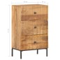 vidaXL Aparador de madera maciza de mango 45x30x75 cm vidaXL Aparador de madera maciza de mango 45x30x75 cm