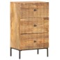 vidaXL Aparador de madera maciza de mango 45x30x75 cm vidaXL Aparador de madera maciza de mango 45x30x75 cm