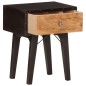 vidaXL Mesita de noche de madera maciza reciclada 40x30x50 cm vidaXL Mesita de noche de madera maciza reciclada 40x30x50 cm