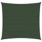 vidaXL Toldo de vela verde oscuro HDPE 160 g/m² 4,5x4,5 m