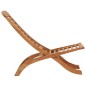 vidaXL Silla de jardín plegable madera maciza de teca 50x90x69 cm vidaXL Silla de jardín plegable madera maciza de teca 50x90x69 cm