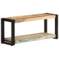 vidaXL Mueble para TV de madera maciza reciclada 90x30x40 cm