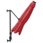 vidaXL Sombrilla de pared con LED rojo brillante 290 cm vidaXL Sombrilla de pared con LED rojo brillante 290 cm