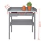 Esschert Design Banco de trabajo de jardín gris CF29G Esschert Design Banco de trabajo de jardín gris CF29G