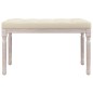 vidaXL Banco beige lino 80x40x49 cm vidaXL Banco beige lino 80x40x49 cm