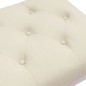 vidaXL Banco beige lino 80x40x49 cm vidaXL Banco beige lino 80x40x49 cm