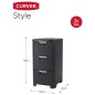 Curver Cajonera Style gris antracita 42 L