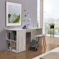 FMD Escritorio con estantes laterales color roble arena 117x73x75 cm FMD Escritorio con estantes laterales color roble arena 117x73x75 cm