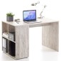 FMD Escritorio con estantes laterales color roble arena 117x73x75 cm FMD Escritorio con estantes laterales color roble arena 117x73x75 cm