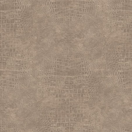 Noordwand Papel pintado Croco gris taupe
