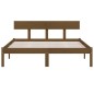 vidaXL Estructura de cama madera maciza pino marrón miel 140x200 cm vidaXL Estructura de cama madera maciza pino marrón miel 140x200 cm
