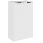 vidaXL Mueble zapatero de madera contrachapada blanco 59x35x100 cm vidaXL Mueble zapatero de madera contrachapada blanco 59x35x100 cm