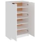 vidaXL Mueble zapatero de madera contrachapada blanco 59x35x100 cm vidaXL Mueble zapatero de madera contrachapada blanco 59x35x100 cm