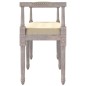 vidaXL Banco beige lino 110x40x70 cm vidaXL Banco beige lino 110x40x70 cm