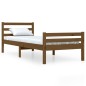 vidaXL Estructura cama madera maciza individual marrón miel 75x190 cm vidaXL Estructura cama madera maciza individual marrón miel 75x190 cm