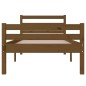 vidaXL Estructura cama madera maciza individual marrón miel 75x190 cm vidaXL Estructura cama madera maciza individual marrón miel 75x190 cm