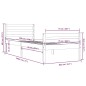 vidaXL Estructura cama madera maciza individual marrón miel 75x190 cm vidaXL Estructura cama madera maciza individual marrón miel 75x190 cm