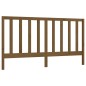 vidaXL Cabecero de cama madera maciza de pino marrón miel 186x4x100 cm vidaXL Cabecero de cama madera maciza de pino marrón miel 186x4x100 cm