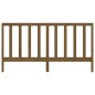 vidaXL Cabecero de cama madera maciza de pino marrón miel 186x4x100 cm vidaXL Cabecero de cama madera maciza de pino marrón miel 186x4x100 cm