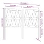 vidaXL Cabecero de cama madera maciza de pino gris 166x4x100 cm vidaXL Cabecero de cama madera maciza de pino gris 166x4x100 cm