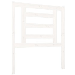 vidaXL Cabecero de cama madera maciza de pino blanco 81x4x100 cm
