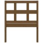 vidaXL Cabecero de cama madera maciza pino marrón miel 95,5x4x100 cm vidaXL Cabecero de cama madera maciza pino marrón miel 95,5x4x100 cm