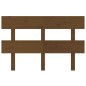 vidaXL Cabecero de cama madera maciza de pino marrón miel 124x3x81 cm vidaXL Cabecero de cama madera maciza de pino marrón miel 124x3x81 cm
