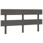 vidaXL Cabecero de cama madera maciza de pino gris 154x3x81 cm vidaXL Cabecero de cama madera maciza de pino gris 154x3x81 cm