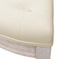 vidaXL Banco de tela 110,5x45x49 cm