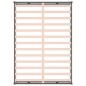vidaXL Estructura de cama de madera maciza gris King Size 150x200 cm