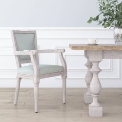 vidaXL Silla de comedor terciopelo gris claro