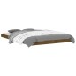 vidaXL Estructura de cama madera maciza de pino marrón miel 120x190 cm