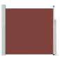 vidaXL Toldo lateral retráctil de jardín marrón 170x300 cm vidaXL Toldo lateral retráctil de jardín marrón 170x300 cm