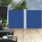 vidaXL Toldo lateral retráctil azul 140x600 cm vidaXL Toldo lateral retráctil azul 140x600 cm