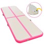 vidaXL Esterilla inflable de gimnasia con bomba 700x100x10 cm PVC rosa vidaXL Esterilla inflable de gimnasia con bomba 700x100x10 cm PVC rosa
