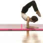 vidaXL Esterilla inflable de gimnasia con bomba 700x100x10 cm PVC rosa vidaXL Esterilla inflable de gimnasia con bomba 700x100x10 cm PVC rosa