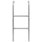 vidaXL Escalera de cama elástica de 2 peldaños acero plateado 72 cm vidaXL Escalera de cama elástica de 2 peldaños acero plateado 72 cm