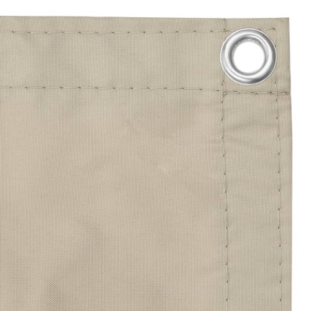 vidaXL Toldo para balcón tela oxford beige 75x300 cm