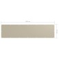 vidaXL Toldo para balcón tela oxford beige 75x300 cm