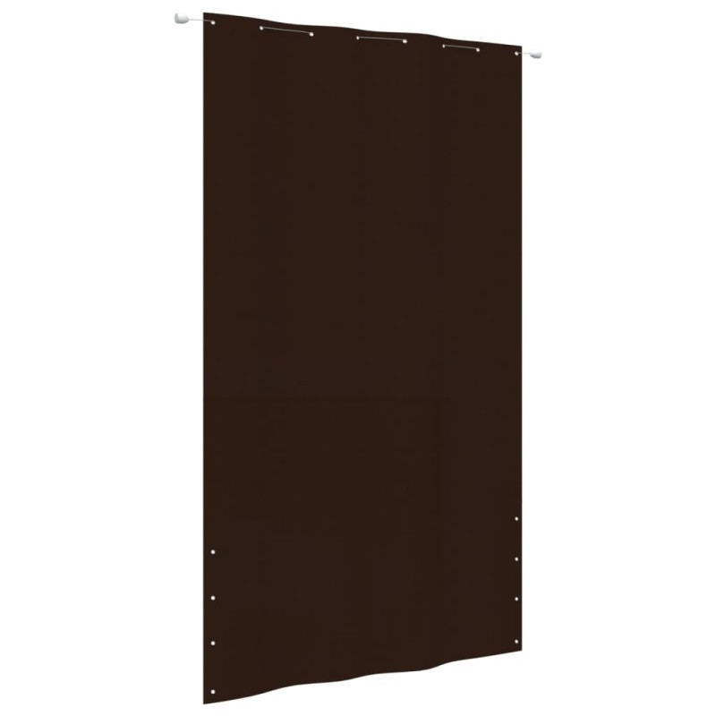 vidaXL Toldo pantalla para balcón tela oxford marrón 160x240 cm vidaXL Toldo pantalla para balcón tela oxford marrón 160x240 cm