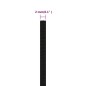 vidaXL Cuerda de trabajo poliéster negro 2 mm 100 m vidaXL Cuerda de trabajo poliéster negro 2 mm 100 m