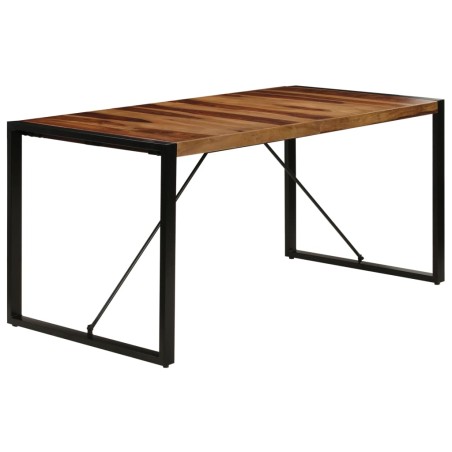 vidaXL Mesa de comedor 160x80x75 cm madera maciza de sheesham
