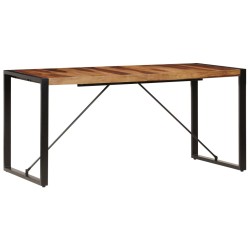 vidaXL Mesa de comedor 160x80x75 cm madera maciza de sheesham