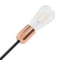 vidaXL Lámparas de techo con bombillas filamento 2 W negro y cobre E27 vidaXL Lámparas de techo con bombillas filamento 2 W negro y cobre E27