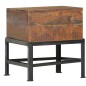 vidaXL Taburete de madera maciza de reciclada 35x35x40 cm vidaXL Taburete de madera maciza de reciclada 35x35x40 cm